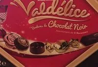 Mängden socker i Bonbons de chocolat noir