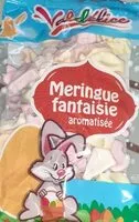 Mängden socker i Meringue fantaisie
