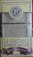Mängden socker i La véritable gaufrette amusante parfum chocolat