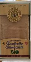 Mängden socker i Gaufrette amusante bio au chocolat
