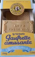 Mängden socker i La véritable gaufrette amusante parfum vanille
