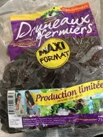 Mängden socker i Pruneaux fermiers