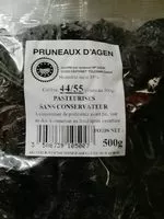 Mängden socker i Pruneaux d'Agen