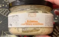 Mängden socker i Rillettes aux deux saumons