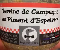 Mängden socker i Terrine campagne