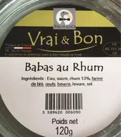 Mängden socker i Baba Au Rhum