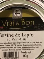 Mängden socker i Terrine de Lapin