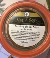Mängden socker i Terrine de la mer au saumon