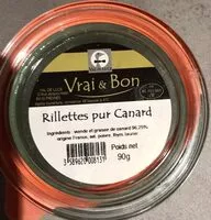 Mängden socker i Rillettes pur canard