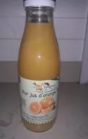 Mängden socker i Pur jus d'orange bio
