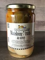 Mängden socker i Macédoine 7 fruits au sirop