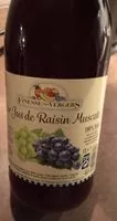 Mängden socker i Jus de raisin muscate