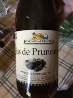 Mängden socker i Jus de pruneau