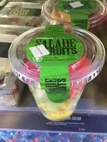 Mängden socker i Salade de fruits