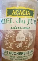 Mängden socker i Miel d'acacia du jura