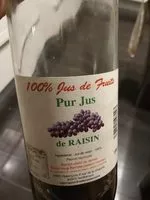 Mängden socker i Pur jus de raisin