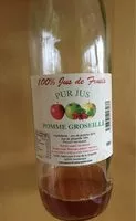 Mängden socker i Pur jus pomme groseille