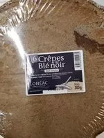 Mängden socker i Crêpes de blé noir
