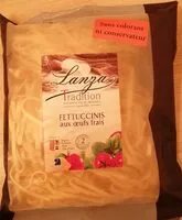 Mängden socker i Fettuccinis aux œufs frais