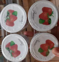 Mängden socker i Yaourts fermiers aux fraises PROUZIC