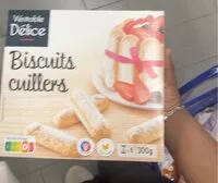 Mängden socker i Biscuit cuillère