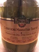 Mängden socker i Cornichons Manhattan Tranchés