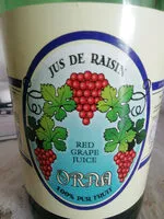 Mängden socker i Orna Jus de raisin