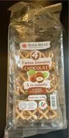 Mängden socker i 4 Tartes tressées Chocolat À la noisette