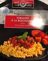 Mängden socker i Torsades à la bolognaise