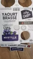 Mängden socker i Yaourt brassé myrtille