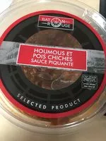Mängden socker i Houmous et pois chiches sauce piquante