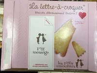 Mängden socker i La lettre-à-croquer - Biscuits délicieusement timbrés !