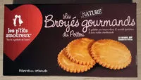 Mängden socker i Les broyés gourmands du Poitou - Nature