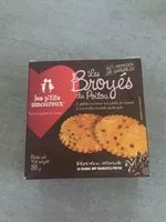 Mängden socker i Les broyés du poitou aux pépites de chocolat