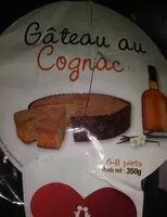Mängden socker i Gateau au cognac