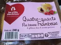 Mängden socker i Quatre quarts pur beurre framboise