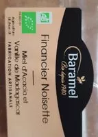 Mängden socker i Financier noisette