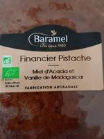 Mängden socker i Financier pistache