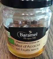 Mängden socker i Miel d'Acacia et Fruits secs