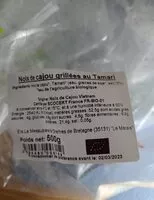 Mängden socker i Noix de cajou grillées au Tamari