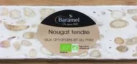 Mängden socker i Nougat Tendre Bio