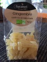 Mängden socker i Gingembre confit bio