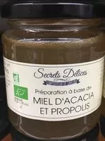 Mängden socker i Préparation à base de miel d'acacia et propolis
