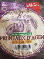 Mängden socker i Pruneaux d'Agen dénoyautes