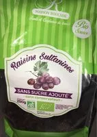 Mängden socker i Raisins sultanines