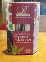 Mängden socker i Barres aux pruneaux & aloe vera