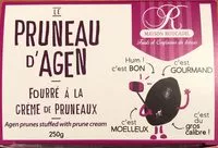 Mängden socker i Pruneau d agen fourre a la creme de pruneaux