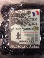 Mängden socker i Pruneaux d'antan