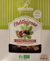 Mängden socker i Châtaignes cuites et pelées