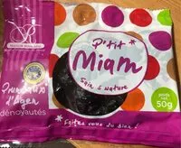 Mängden socker i P'tit miam